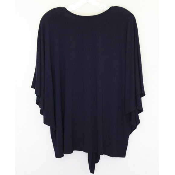 NWOT Plus Democracy Navy Embroidered Top Size 1X - Picture 5 of 9